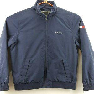 Tommy Hilfiger Spell Out Mens XXL Jacket Sz 2XL